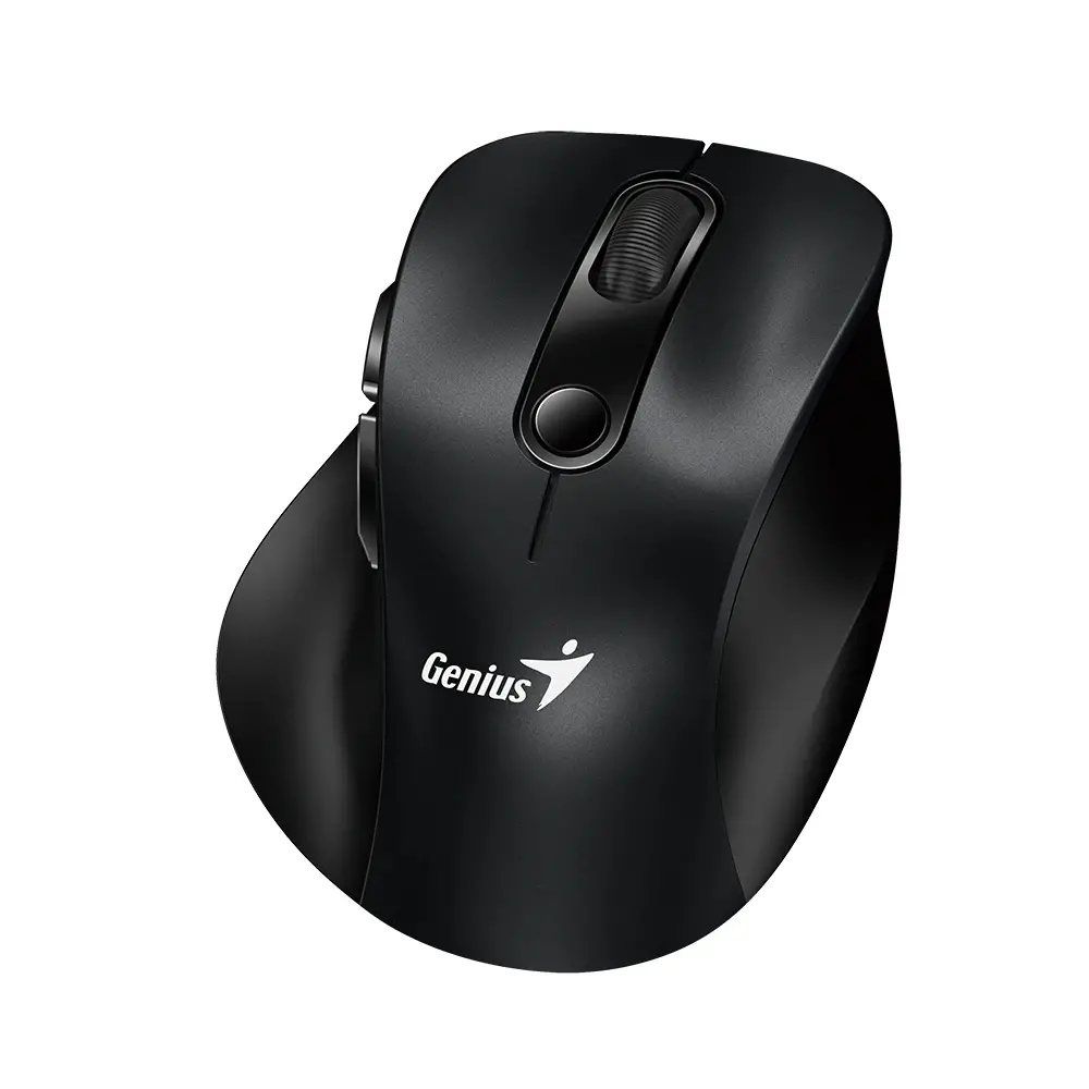 Genius безжина безшумна мишка Wireless Silent Mouse Ergo 9000S - Silent, Bluetooth, 2.4G, Black - image 2