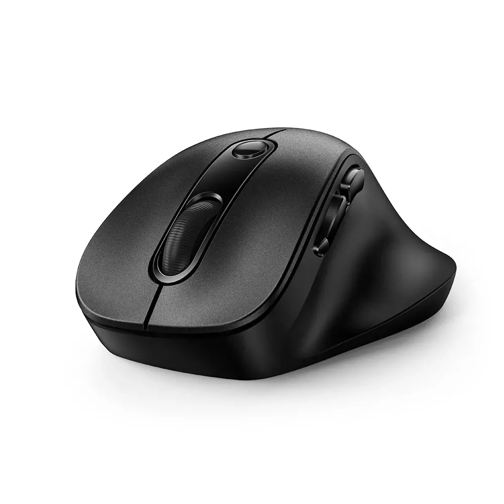 Genius безжина безшумна мишка Wireless Silent Mouse Ergo 9000S - Silent, Bluetooth, 2.4G, Black - image 5