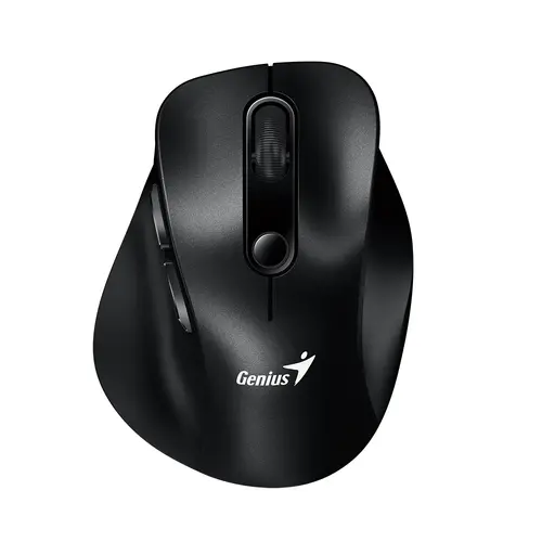 Genius mouse wireless silențios Wireless Silent Mouse Ergo 9000S - Silent, Bluetooth, 2.4G, Negru - 1
