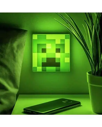 Лампа Paladone Minecraft - Creeper Night Light, PP11396MCF - image 5