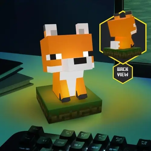 Лампа Paladone Icons: Minecraft - Fox Light, PP13275MCF - image 1
