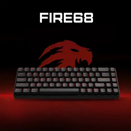 Madlions професионална геймърска механична клавиатура Professional Gaming Mechanical Keyboard FIRE 68 RGB - 8K, Gateron Dual-Rail Magnetic Switches [Linear], R - image 12