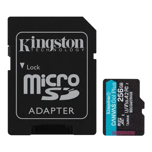 Card de memorie Kingston Canvas Go! Plus Gen4 microSDXC 256GB - 1