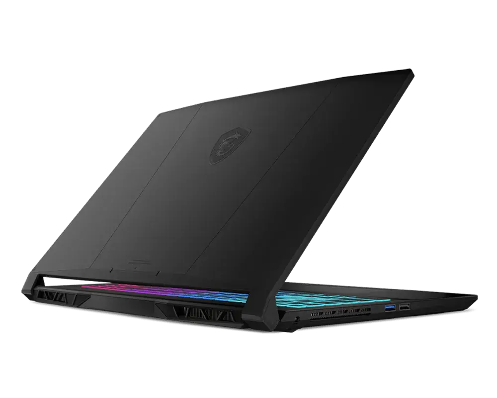 Лаптоп, MSI Katana 15 B13VEK, i7-13620H (10C/16T, up to 4.90GHz, 24 MB), GeForce RTX 4050 6GB GDDR6 194 AI TOPS, 15.6" QHD (2560x1440), 165Hz, IPS-Level, 16GB RAM 2x8 (5200)MHz, 512GB PCIe Gen4x4 SSD, WiFi 6E, BT5.3, 4-Zone RGB Kbd, NO OS, 53.5 Whrs, 2.25 kg