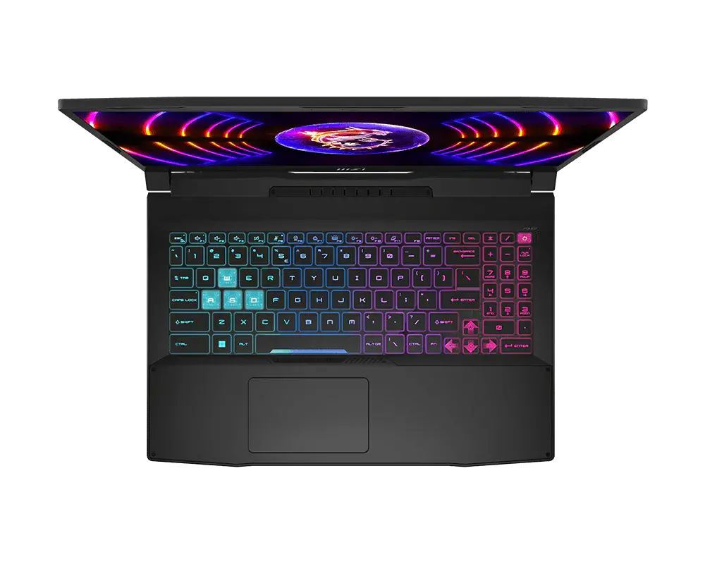 Лаптоп, MSI Katana 15 B13VEK, i7-13620H (10C/16T, up to 4.90GHz, 24 MB), GeForce RTX 4050 6GB GDDR6 194 AI TOPS, 15.6" QHD (2560x1440), 165Hz, IPS-Level, 16GB RAM 2x8 (5200)MHz, 512GB PCIe Gen4x4 SSD, WiFi 6E, BT5.3, 4-Zone RGB Kbd, NO OS, 53.5 Whrs, 2.25 kg - image 4