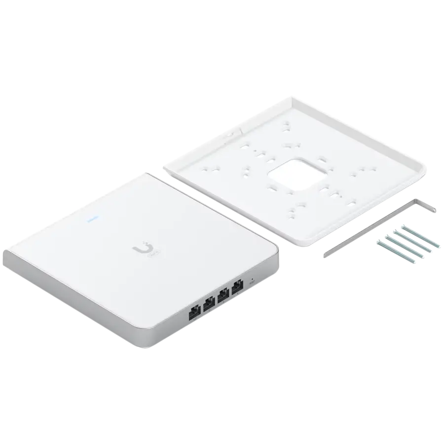 Точка за достъп Ubiquiti U6-Enterprise-IW, WiFi 6, 1x GbE порт, без PoE адаптер - image 1