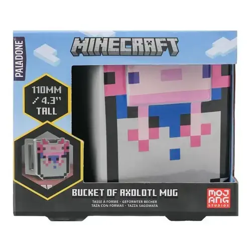 Чаша Paladone Minecraft - Bucket of Axolotl shaped Mug (400ml), PP11368MCF - image 4