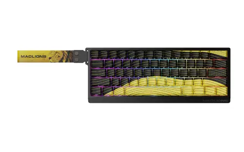 Madlions професионална геймърска механична клавиатура Professional Gaming Mechanical Keyboard MAD 60 HE Contour Flagship - 8K, Magnetic Amber Pro [Linear] - image 2