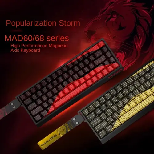 Madlions професионална геймърска механична клавиатура Professional Gaming Mechanical Keyboard MAD 60 HE Contour Flagship - 8K, Magnetic Amber Pro [Linear] - image 4