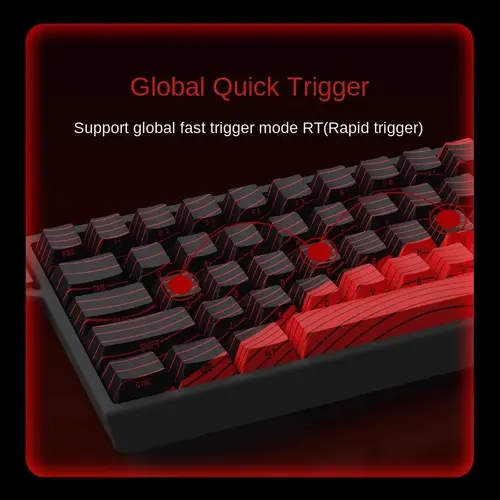 Madlions професионална геймърска механична клавиатура Professional Gaming Mechanical Keyboard MAD 60 HE Contour Flagship - 8K, Magnetic Amber Pro [Linear] - image 8