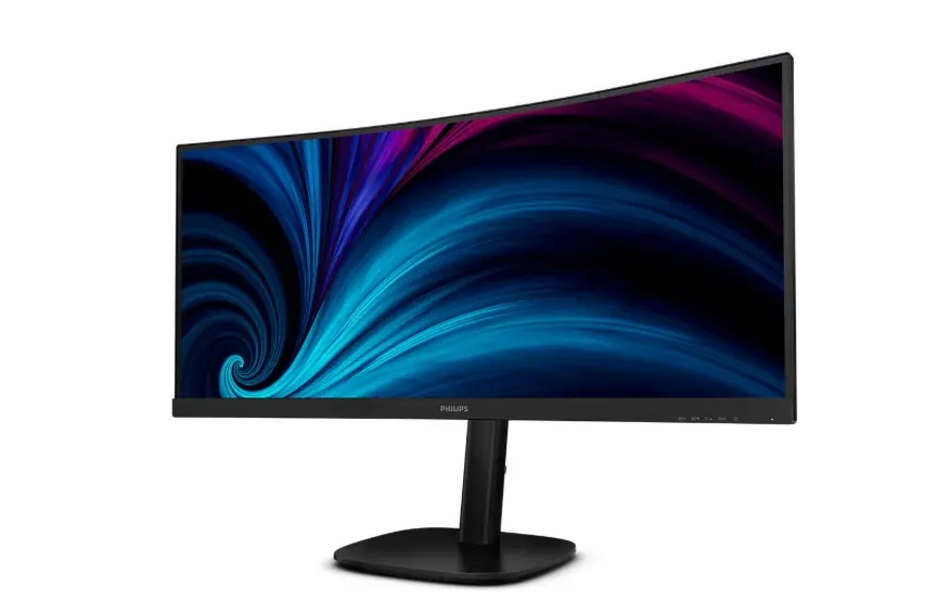 Монитор, Philips 34B2U3600C, 34" Curved 1500R, VA, WLED, 3440x1440@120Hz, 4ms GtG, 300cd m/2, 3500:1, 50M:1 DCR, Adaptive Sync, FlickerFree, SoftBlue, 5Wx2, Tilt, Height Adjust, Swivel, HDMI, DP, USB hub - image 4