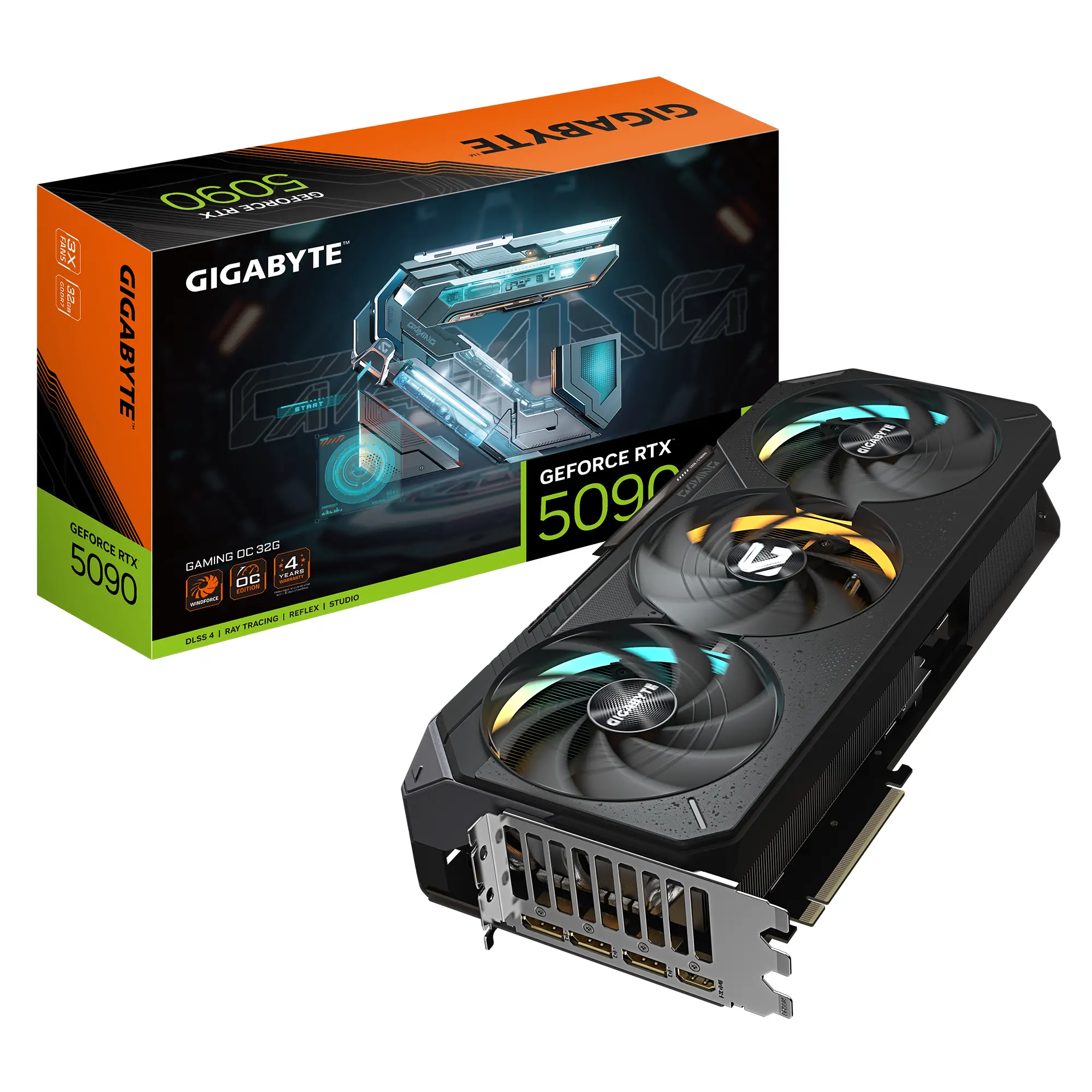 Видео карта GIGABYTE GeForce RTX™ 5090 GAMING OC 32G - image 8