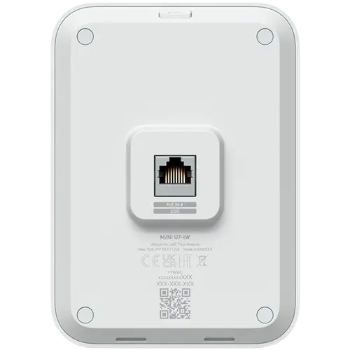 Точка за достъп Ubiquiti U7-IW ,WiFi 7, 3x 2.5GbE, 6GHz, без PoE адапт., стена - image 1