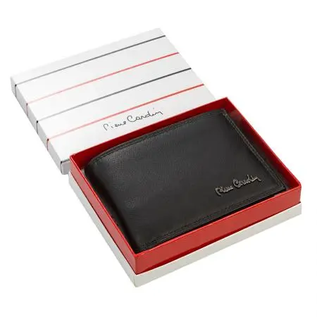 Мъжки черен портфейл Pierre Cardin - image 5