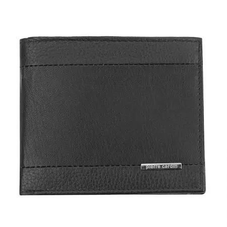 Мъжки черен портфейл Pierre Cardin