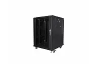 Комуникационен шкаф, Lanberg rack cabinet 19" free-standing 15U/600x600 (flat pack) black - image 1