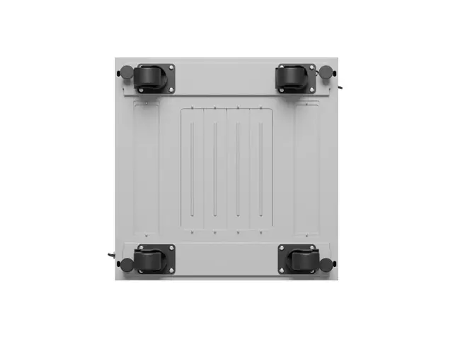 Комуникационен шкаф, Lanberg rack cabinet 19" free-standing 15U/600x600 (flat pack) with glass door lcd grey v2 - image 3
