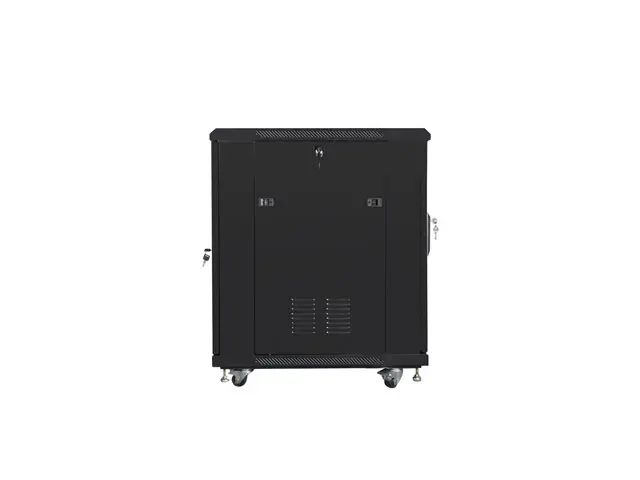 Комуникационен шкаф, Lanberg rack cabinet 19" free-standing 15U/600x800 (flat pack) with mesh door black - image 5