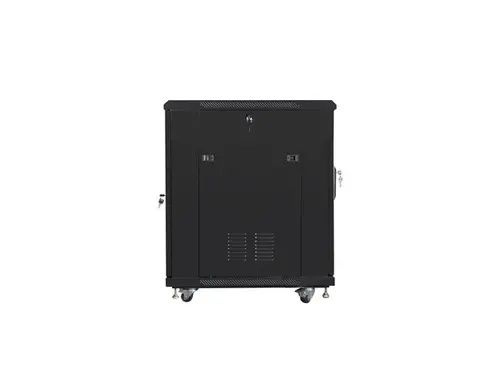 Комуникационен шкаф, Lanberg rack cabinet 19" free-standing 15U/600x800 (flat pack) with mesh door black - image 5