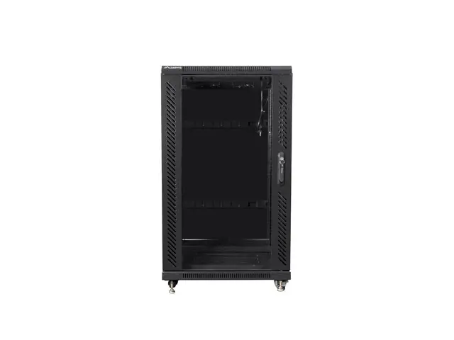 Комуникационен шкаф, Lanberg rack cabinet 19" free-standing 22U/600x600 (flat pack) black - image 1