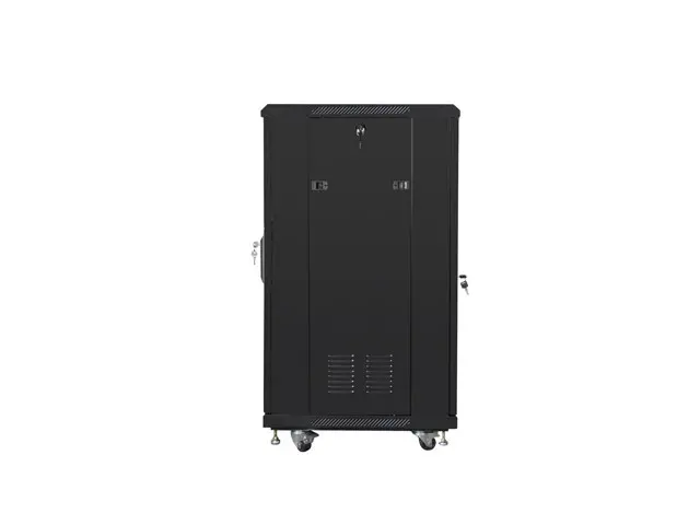 Комуникационен шкаф, Lanberg rack cabinet 19" free-standing 22U/600x600 (flat pack) black - image 2