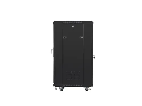 Комуникационен шкаф, Lanberg rack cabinet 19" free-standing 22U/600x600 (flat pack) black - image 2