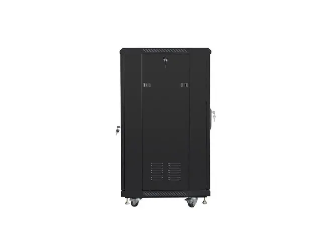 Комуникационен шкаф, Lanberg rack cabinet 19" free-standing 22U/600x600 (flat pack) black - image 3