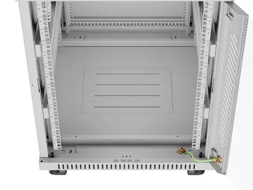 Dulap de comunicații, Lanberg rack 19" de sine stătător 15U/600x800 (flat pack) cu ușă de sticlă LCD gri v2 - 6