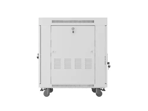 Комуникационен шкаф, Lanberg rack cabinet 19" free-standing 15U/600x800 (flat pack) with glass door lcd grey v2 - image 6