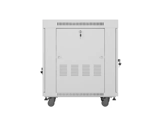 Комуникационен шкаф, Lanberg rack cabinet 19" free-standing 15U/600x800 (flat pack) with glass door lcd grey v2 - image 7