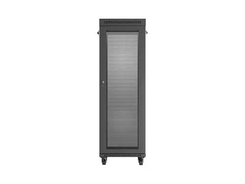 Комуникационен шкаф, Lanberg rack cabinet 19" free-standing 37U/600X600 (FLAT PACK) with mesh door LCD black - image 8