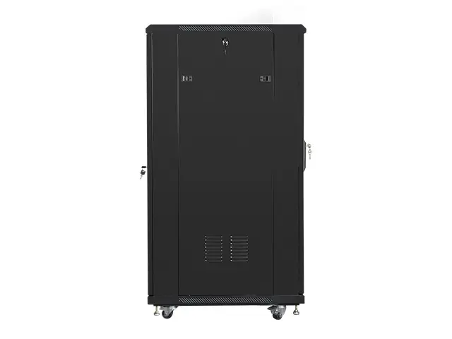 Комуникационен шкаф, Lanberg rack cabinet 19" free-standing 27U / 600x800 self-assembly flat pack, black - image 4