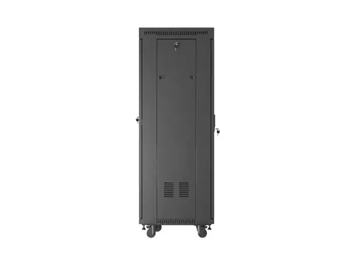Комуникационен шкаф, Lanberg rack cabinet 19" free-standing 32U/600X600 (FLAT PACK) with mesh door LCD black - image 3