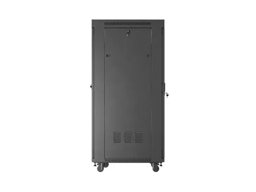 Комуникационен шкаф, Lanberg rack cabinet 19" free-standing 32U/600X800 (FLAT PACK) with mesh door LCD black - image 2