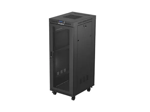 Комуникационен шкаф, Lanberg rack cabinet 19" free-standing 32U/600X800 (FLAT PACK) with mesh door LCD black