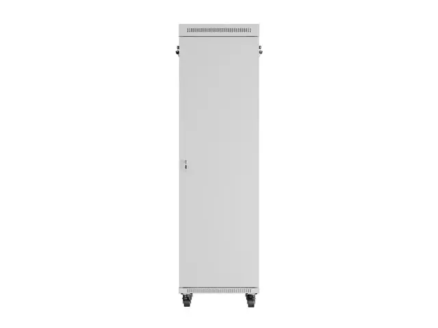 Комуникационен шкаф, Lanberg rack cabinet 19" free-standing 42U/600x800 (flat pack) with glass door lcd grey v2 - image 3