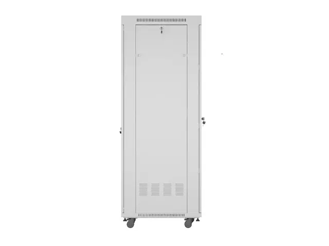 Комуникационен шкаф, Lanberg rack cabinet 19" free-standing 42U/600x800 (flat pack) with glass door lcd grey v2 - image 4