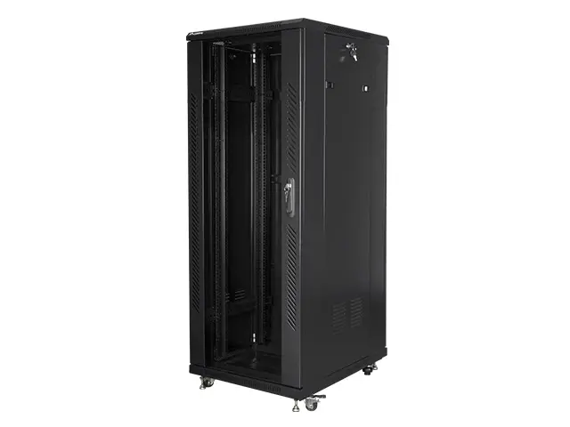 Dulap de comunicații, Lanberg rack 19" de sine stătător 32U / 600x800 autoasamblare flat pack, negru - image 2