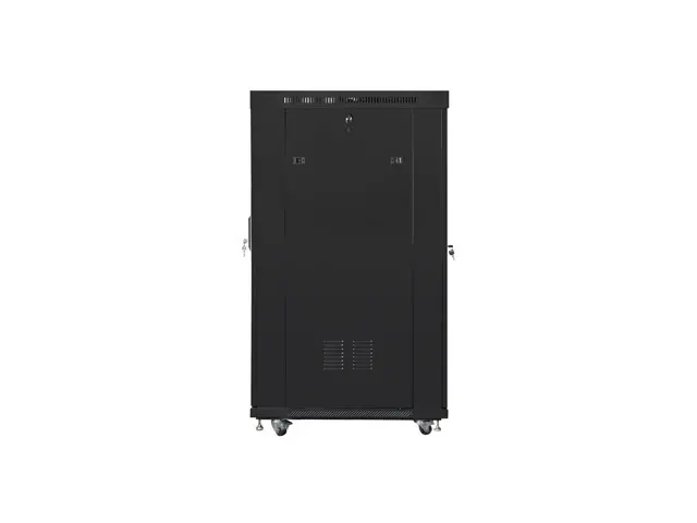 Комуникационен шкаф, Lanberg rack cabinet 19" free-standing 22U/800x1000 (flat pack) with mesh door lcd black v2 - image 3