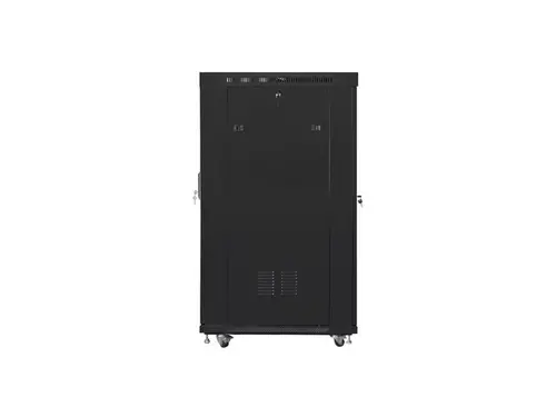 Dulap de comunicații, Lanberg rack 19" de sine stătător 22U/800x1000 (flat pack) cu ușă mesh lcd negru v2 - 4
