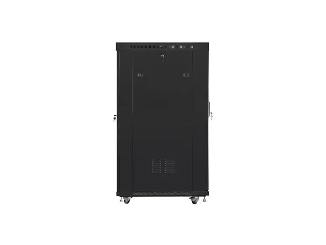 Комуникационен шкаф, Lanberg rack cabinet 19" free-standing 22U/800x1000 (flat pack) with mesh door lcd black v2 - image 4