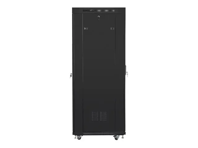 Комуникационен шкаф, Lanberg rack cabinet 19" free-standing 37U/600x800 (flat pack) with glass door lcd black v2 - image 3