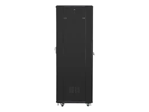 Комуникационен шкаф, Lanberg rack cabinet 19" free-standing 42U / 600x800 self-assembly flat pack, black - image 3