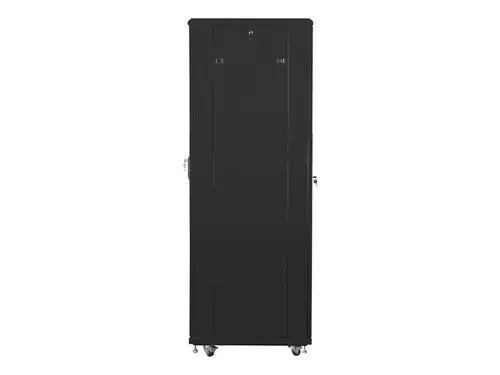 Комуникационен шкаф, Lanberg rack cabinet 19" free-standing 42U/600x800 (flat pack) with mesh door black - image 1