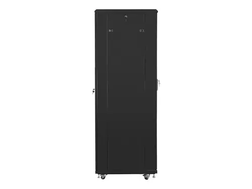Комуникационен шкаф, Lanberg rack cabinet 19" free-standing 42U/600x800 (flat pack) with mesh door black - image 4