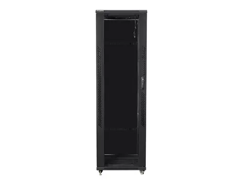 Комуникационен шкаф, Lanberg rack cabinet 19" free-standing 42U / 600x1000 self-assembly flat pack, black - image 1