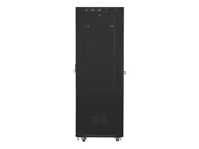 Комуникационен шкаф, Lanberg rack cabinet 19" free-standing 42U/600x800 (flat pack) with mesh door lcd black v2 - image 1