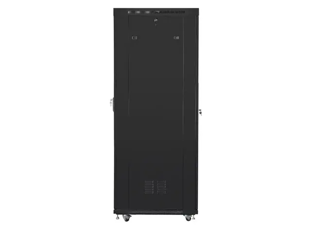 Комуникационен шкаф, Lanberg rack cabinet 19" free-standing 27U/800x1200 (flat pack) with mesh door lcd black - image 1