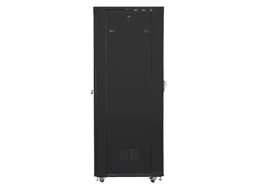 Комуникационен шкаф, Lanberg rack cabinet 19" free-standing 27U/800x1200 (flat pack) with mesh door lcd black - image 4