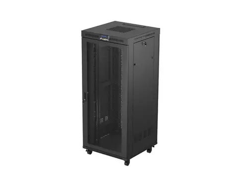 Комуникационен шкаф, Lanberg rack cabinet 19" free-standing 37U/600X800 (FLAT PACK) with mesh door LCD black